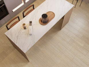 Керамогранит Cersanit  Teakwood светло-бежевый рельеф арт. 17900 (18,5x59,5) матовый